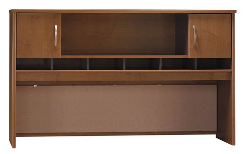Desk Hutch 72 inch 2 Door - Series C Natural Cherry Collection - Bush Office Furniture - WC72466