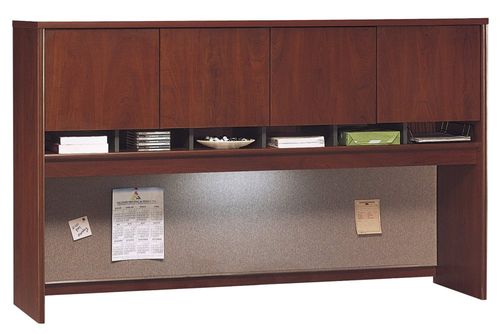 Desk Hutch 72 inch 4 Door - Series C Hansen Cherry Collection - Bush Office Furniture - WC24477