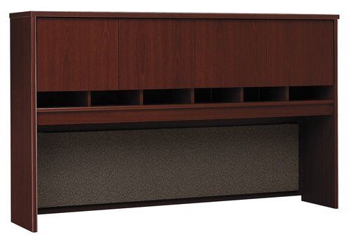Desk Hutch 72 inch 4 Door - Series C Mahogany Collection - Bush Office Furniture - WC36777