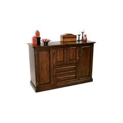 Devino Hide-A-Bar Console in Americana Cherry - Howard Miller
