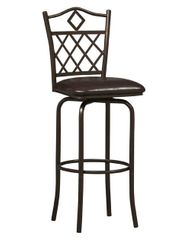 Diamonds Counter Stool 24" - Linon Furniture - 02752MTL-01-KD-U