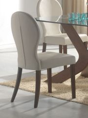 Dining Chair (Set of 2) in Medium Walnut / Light Gray - Coaster - 120362-SET