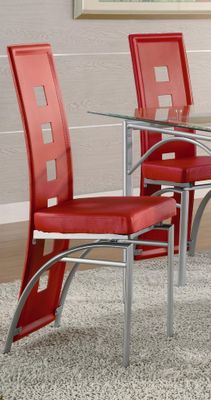 Dining Chair (Set of 2) in Red - Coaster - 101683-SET