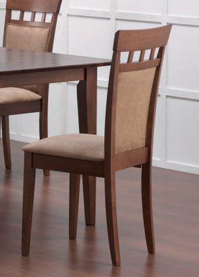 Dining Chair with Upholstered Back (Set of 2) in Walnut - Coaster