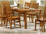 Dining Table in Medium Brown - Coaster