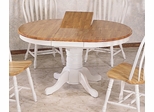 Dining Table in Natural / White - Coaster