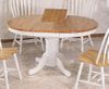 Dining Table in Natural / White - Coaster
