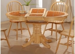 Dining Table with Terracotta Tile Top in Natural - Coaster