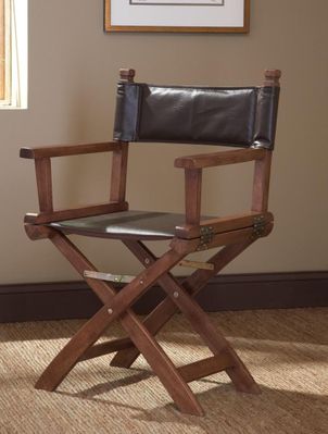 Director's Chair Accent Chair in Walnut - 902056