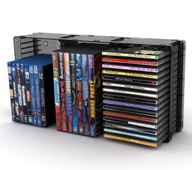 Disc Storage Module 45 CD/21 DVD in Black - Atlantic - 36635731