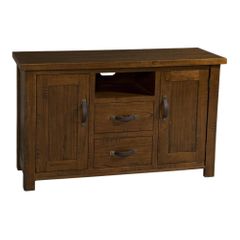 Distressed Chestnut Outback TV Console - Hillsdale