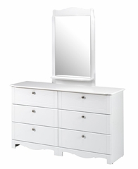 Dixie 6 Drawer Double Dresser - Nexera Furniture - 310603