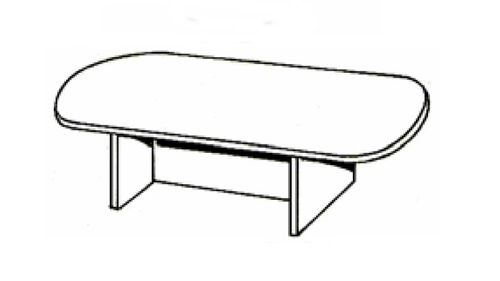 DMI Office 96 Inch Race Track Conference Table - Transitional Office ...