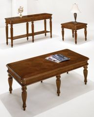 DMI Office Antigua Occasional Table Set in West Indies Cherry Finish