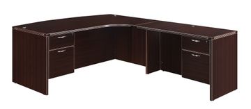 DMI Office Executive CompuBow L Shape with 48" Right Return - 7004-47ECBQ