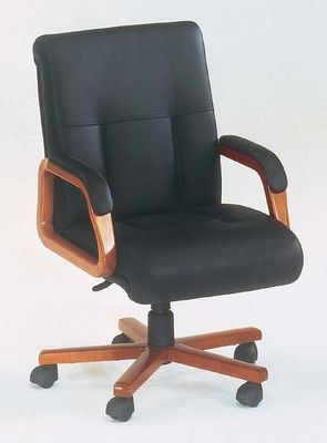 DMI Office Executive Leather Mid Back Chair - Transitional Office Furniture - 7130-81