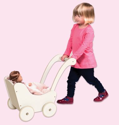 Doll Buggy - White - Guidecraft - G98124