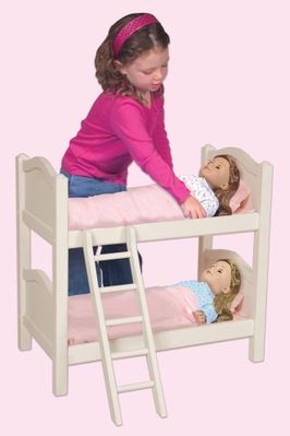 Doll Bunk Bed - White - Guidecraft - G98127
