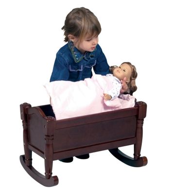 Doll Cradle in Espresso - Guidecraft - G98113