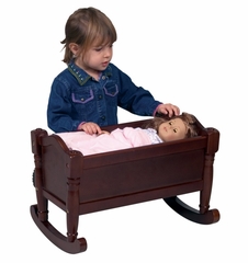 Doll Cradle in Espresso - Guidecraft - G98113