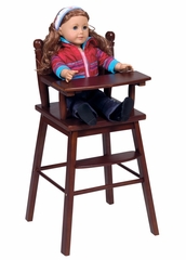 Doll High Chair in Espresso - Guidecraft - G98105