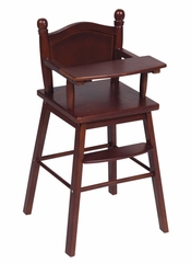 Doll High Chair in Espresso - Guidecraft - G98105