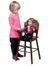 Doll High Chair in Espresso - Guidecraft - G98105