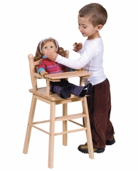 Doll High Chair in Natural - Guidecraft - G98104
