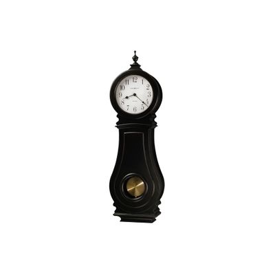 Dorchester Quartz Worn Black Wall Clock - Howard Miller
