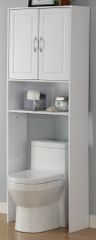 Double Door Spacesaver in White - 4D Concepts - 76421