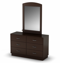 Double Dresser in Chocolate - Logik - South Shore Furniture - 3359027