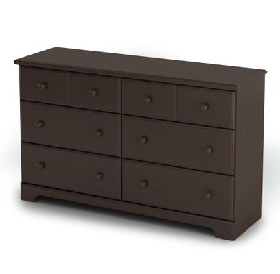 Double Dresser in Chocolate - Summer Breeze - South Shore Furniture - 3219027