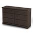 Double Dresser in Chocolate - Summer Breeze - South Shore Furniture - 3219027
