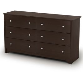 Double Dresser in Chocolate - Vito - South Shore Furniture - 3119010
