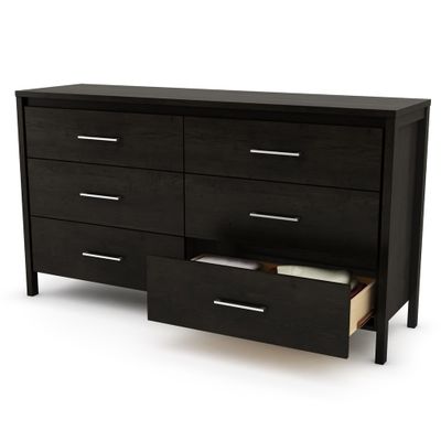 Double Dresser in Ebony - Gravity - South Shore Furniture - 3577010