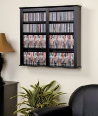 Double Floating Wall Storage in Black - Prepac Furniture - BFW-0349