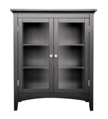 Double Floor Cabinet in Dark Espresso - Madison Avenue - 7633