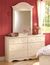 Dresser and Mirror Set - Double Dresser and Mirror Set in Vanilla Cream - South Shore Furniture - 3210-DM