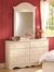 Dresser and Mirror Set - Double Dresser and Mirror Set in Vanilla Cream - South Shore Furniture - 3210-DM