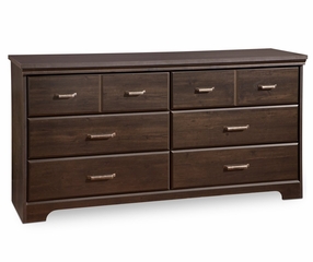Dresser and Mirror Set in Ebony - South Shore Furniture - 3177-DM