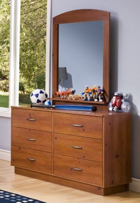 Dresser and Mirror Set in Sunny Pine - South Shore Furniture - 3342-DM