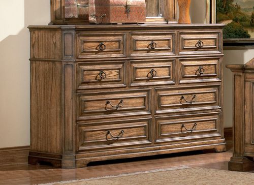 Dresser - Edgewood Dresser in Warm Brown Oak - Coaster - 201623
