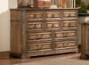 Dresser - Edgewood Dresser in Warm Brown Oak - Coaster - 201623