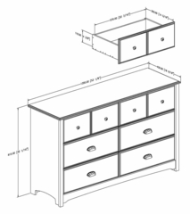 Dresser in Havana - Willow - South Shore Furniture - 3339027