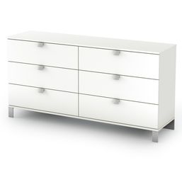 Dresser in Pure White - Sparkling - South Shore Furniture - 3260010