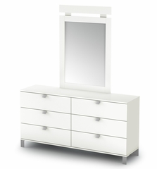 Dresser in Pure White - Sparkling - South Shore Furniture - 3260010
