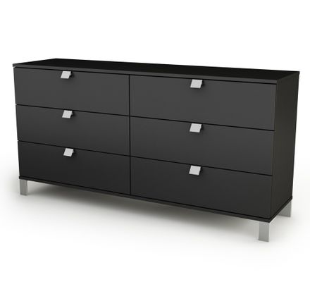 Dresser in Solid Black - Spark - South Shore Furniture - 3270010