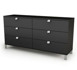 Dresser in Solid Black - Spark - South Shore Furniture - 3270010