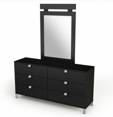 Dresser in Solid Black - Spark - South Shore Furniture - 3270010