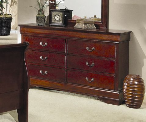 Dresser - Louis Philippe Dresser in Cherry - Coaster - 200433